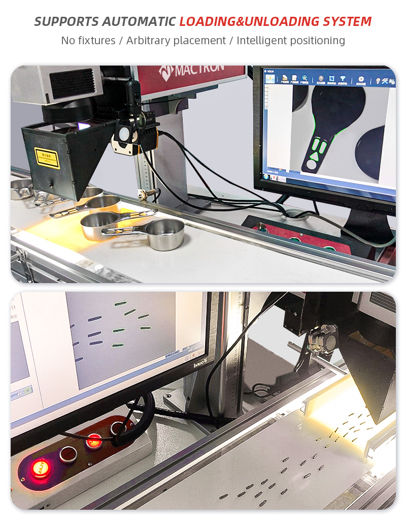 automatic fiber laser marking machine